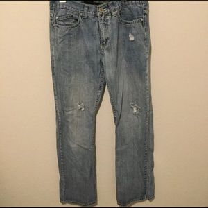 Helix 34 x 34 Boot Cut Jeans Embellished Pockets